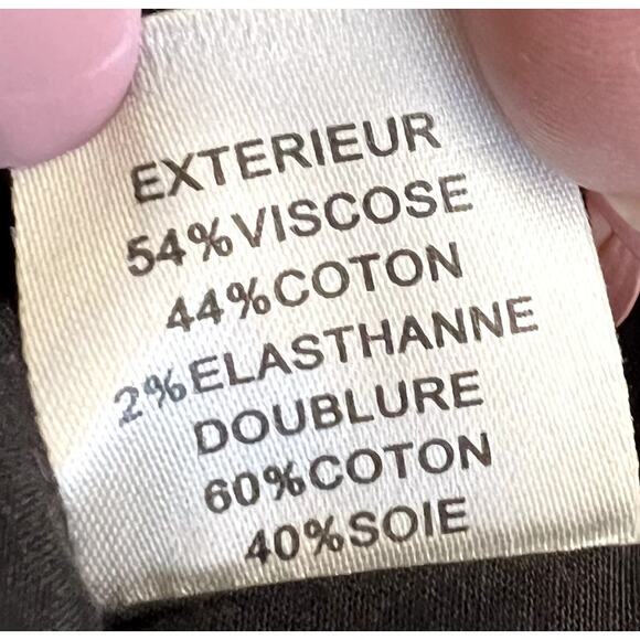 Diane von Furstenberg Blazer Jacket Women Size 12 Black Two Button Business Coat - Picture 16 of 16